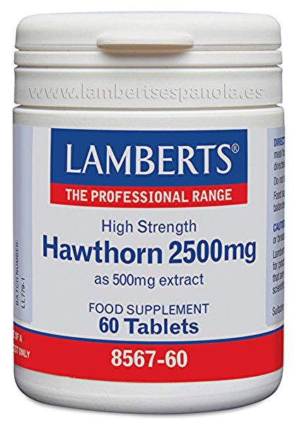 Aubépine 2500 mg 60 Comprimés - LAMBERTS