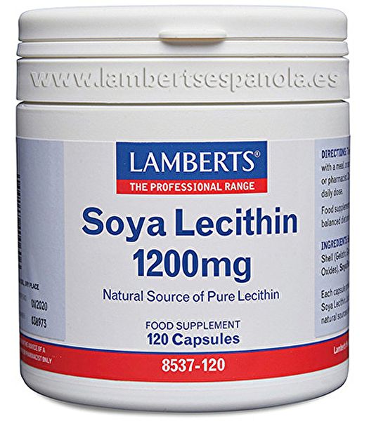 Soy Lecithin 120 Capsules - LAMBERTS