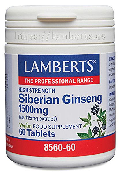 Ginseng de Sibérie 60 comprimés - LAMBERTS