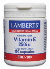 köpa LAMBERTS Vitamin E 250 IE 100 kapslar Förbi 25,90€