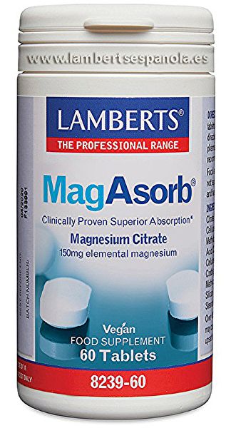 MagAsorb 60 Comprimés - LAMBERTS