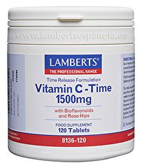 Comprar LAMBERTS Vitamina C 1500mg com Bioflavonóides 120 Tabs Por 46,95€