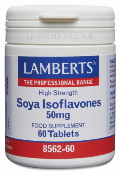 Isoflavonas de soja 60 comprimidos - LAMBERTS