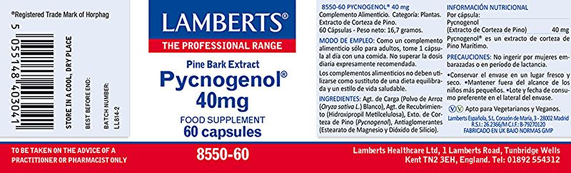 Picnogenolo 60 capsule - LAMBERTS Img 2