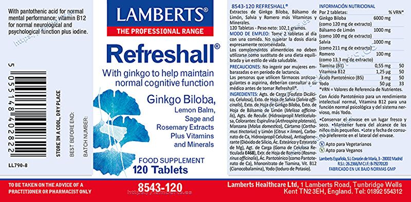 Refreshall 120 Capsules - LAMBERTS Img 2