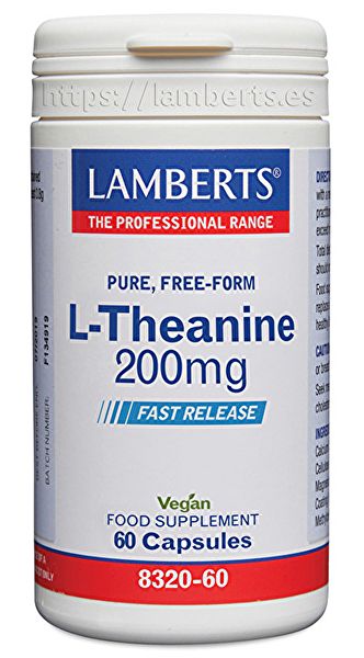 L-Teanina 200 mg 60 Capsule - LAMBERTS