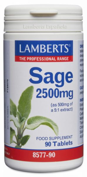 Sage 2500 mg 90 Tablets - LAMBERTS