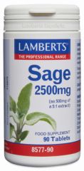 Kopen LAMBERTS Salie 2500 mg 90 tabletten Door 35,95€