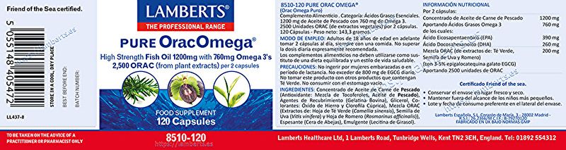 Oracomega 120 capsule - LAMBERTS Img 2