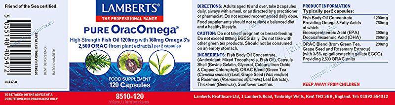 Oracomega 120 Capsules - LAMBERTS Img 3