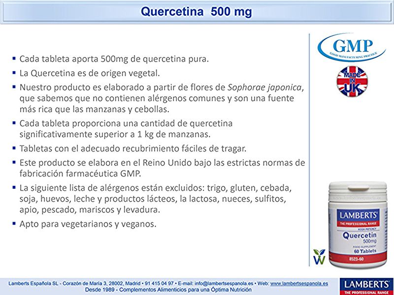 Quercetina 60 compresse - LAMBERTS Img 5