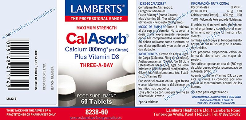 Calasorb 60 tabletten - LAMBERTS Img 2