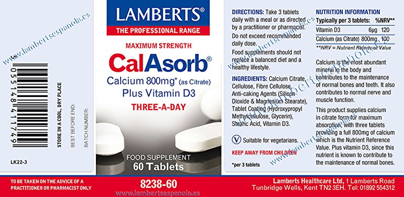 Calasorb 60 tabletten - LAMBERTS Img 3