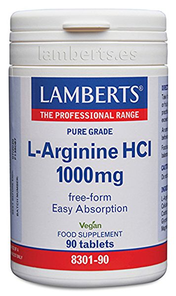 L-Arginina cloridrato 90 compresse - LAMBERTS