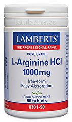 Buy LAMBERTS L-Arginine Hydrochloride 90 Tablets By 39,95€