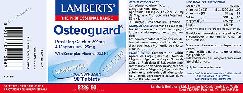 Osteoguard 90 tabletten - LAMBERTS Img 2