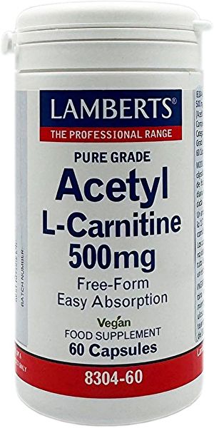 L-Acetil Carnitina 500 mg 60 comprimidos Img 2