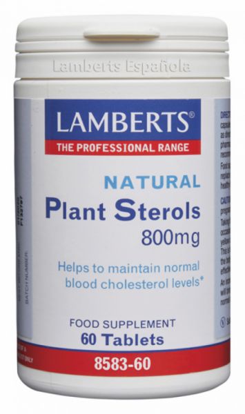 Esteróis vegetais vegetais 800 mg 60 comprimidos