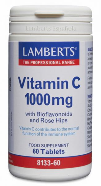 C-VITAMIN MED BIOFLAVONOIDER 60 Tabs - LAMBERTS