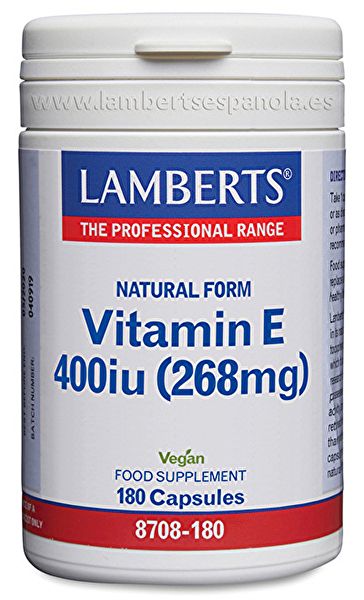 Vitamin E 400 IE 180 Kapseln - LAMBERTS Img 2