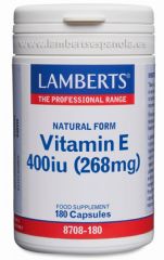 Buy LAMBERTS Vitamin E 400 IU 180 Capsules By 50,90€