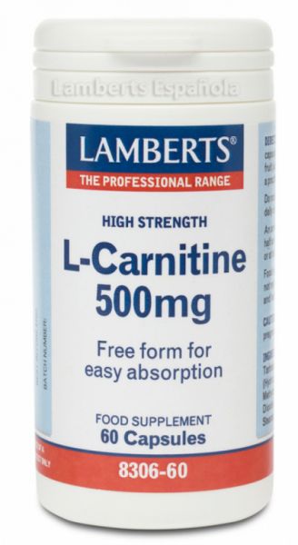 L-Carnitin 500 mg 60 Tabletten - LAMBERTS