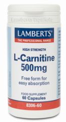 Buy LAMBERTS L-Carnitine 500 mg 60 Tablets By 46,35€