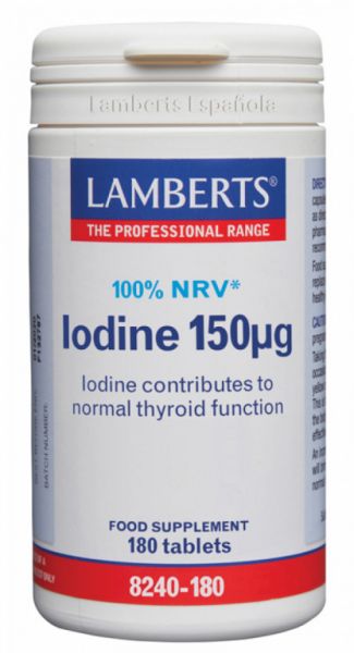 Iode 180 Tabletes - LAMBERTS