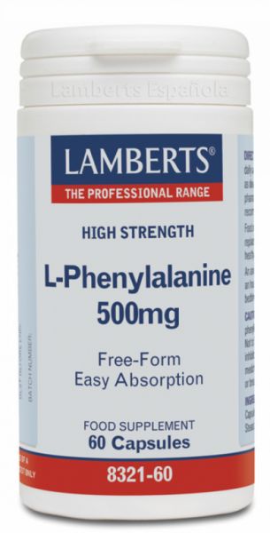 L-Fenilalanina 500 mg 60 Capsule - LAMBERTS