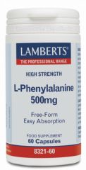 Buy LAMBERTS L-Phenylalanine 500 mg 60 Capsules By 30,25€