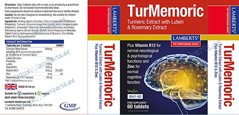 TurMemoric 60 capsule. Aiuta la memoria - LAMBERTS Img 3