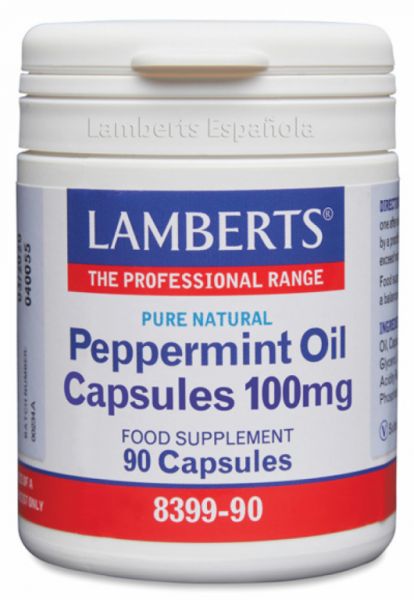 Pepermuntolie 90 capsules - LAMBERTS