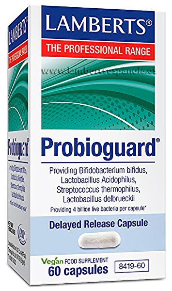 Probioguard 60 Cápsulas. 4 cepas de bacterias amigas Img 2