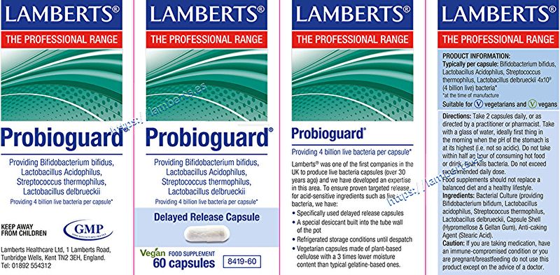 Probioguard 60 Cápsulas. 4 cepas de bacterias amigas Img 4