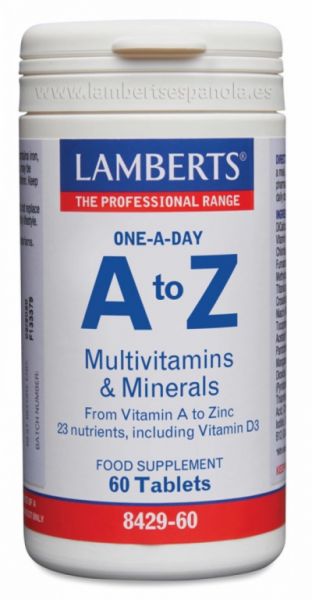 Multivitaminas y Minerales A To Z 60 Tabletas