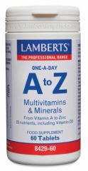 Buy LAMBERTS Multivitamins and Minerals A To Z 60 Tablets By 20,50€