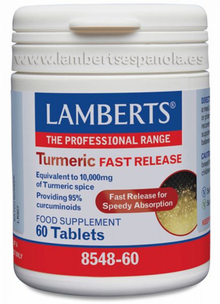 Curcuma a rilascio rapido 60 compresse - LAMBERTS