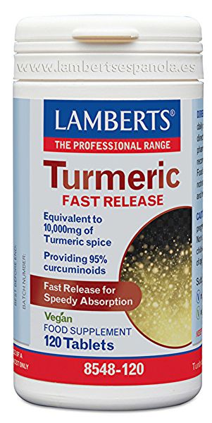 Quick Release Turmeric 120 Capsules - LAMBERTS