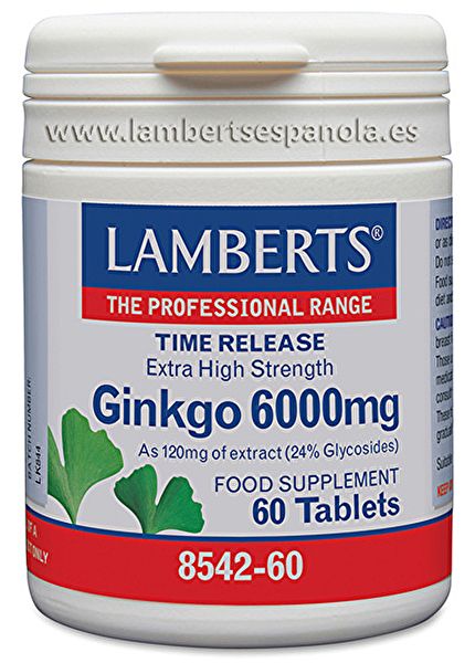 Ginkgo Biloba 60 Caps - LAMBERTS