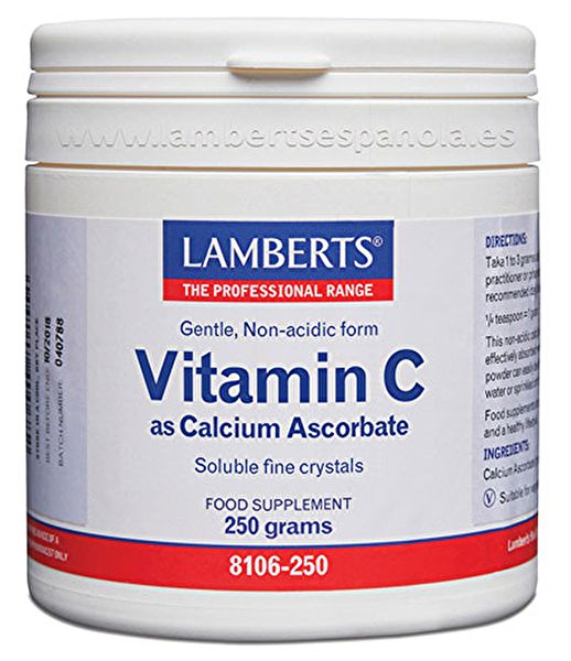 Ascorbat de calci 250 g - LAMBERTS