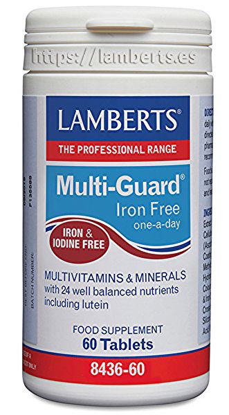 Multi Guard® Iron Free 60 Tablets. Without Iron or Iodine