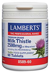 Acheter LAMBERTS Chardon-Marie 2 500 mg 60 comprimés Par 17,90€