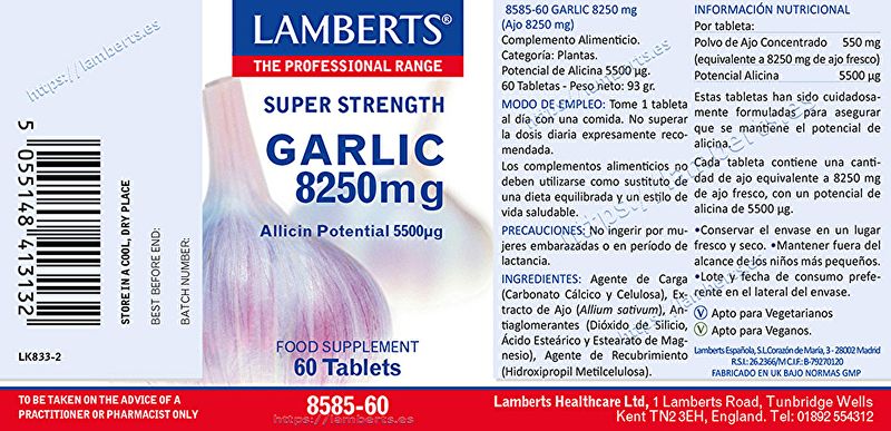 Aglio 60 Capsule - LAMBERTS Img 2