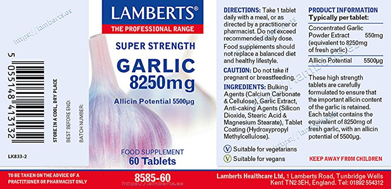 Aglio 60 Capsule - LAMBERTS Img 3