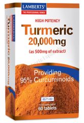 Comprar LAMBERTS Turmeric Cúrcuma 60 Rajoles Per 43,95€