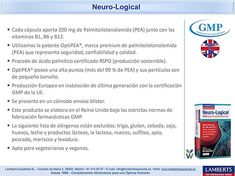 Neuro-Logique 60 Gélules - LAMBERTS Img 5