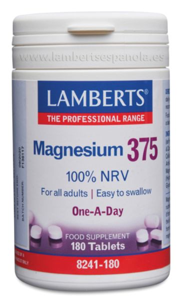 Magnesium  375 180 Tablets - LAMBERTS