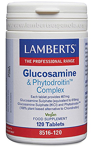 Glucosamina e Fitodroitina 120 Capsule - LAMBERTS