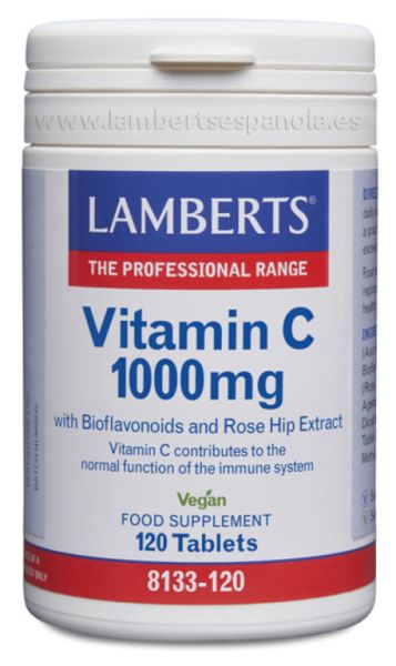 Vitamin C Med Bioflavonoider 120 Tabletter 1000 mg