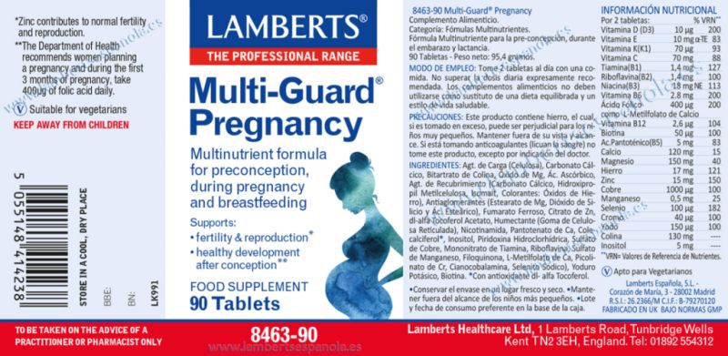 Multi Guard® Graviditet 90 tabletter - LAMBERTS Img 3